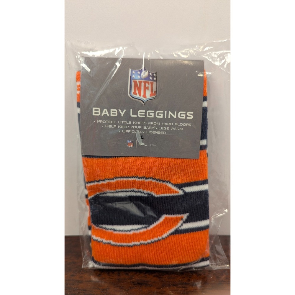 Chicago Bears NFL Baby Leggings Leg Warmers Baby Fanatic Orange Navy CHB905